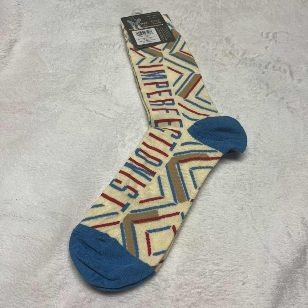 Blue Q Imperfectionist Men's Crew Sock